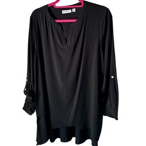 Susan Graver Women’s Black Tunic Size 20WP